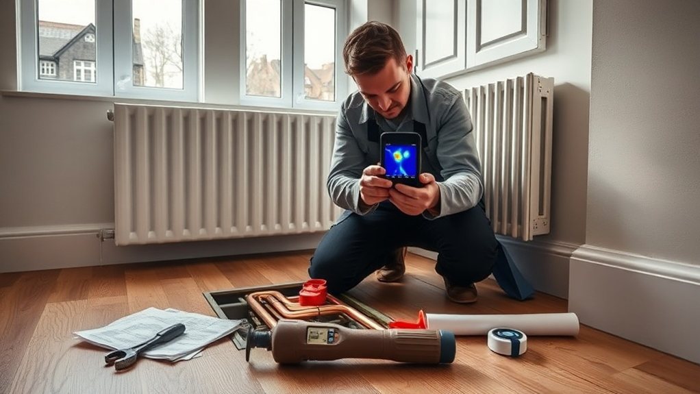 Central Heating Leak Detection Hoxton N1 in Holloway